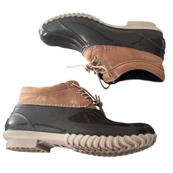 Tommy Hilfiger brown waterproof duck booties size 8 - Picture 3 of 7